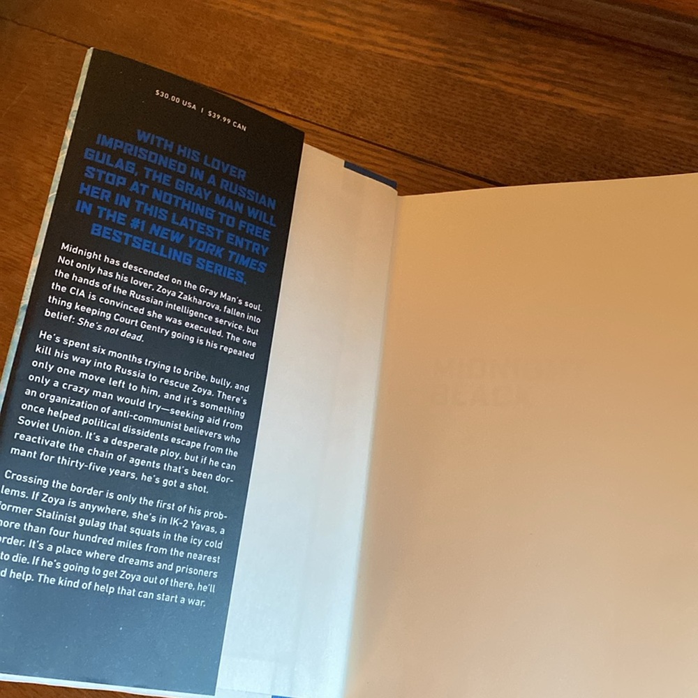 Midnight Black a gray man novel by Mark Greaney hardback book - Picture 2 of 6